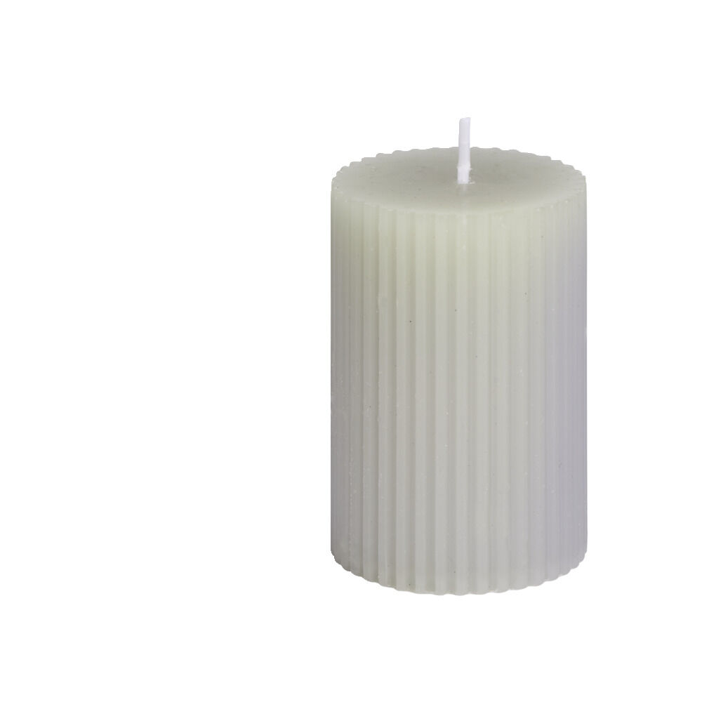 Bougie cylindrique Ø5xH7,5cm - 3 coloris