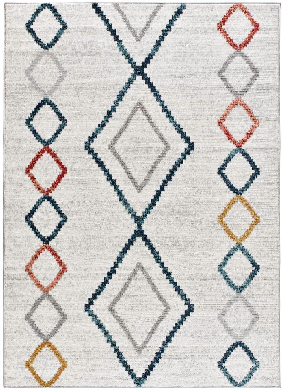 AUSTIN - Tapis ethnique multicolore, 80X150 cm