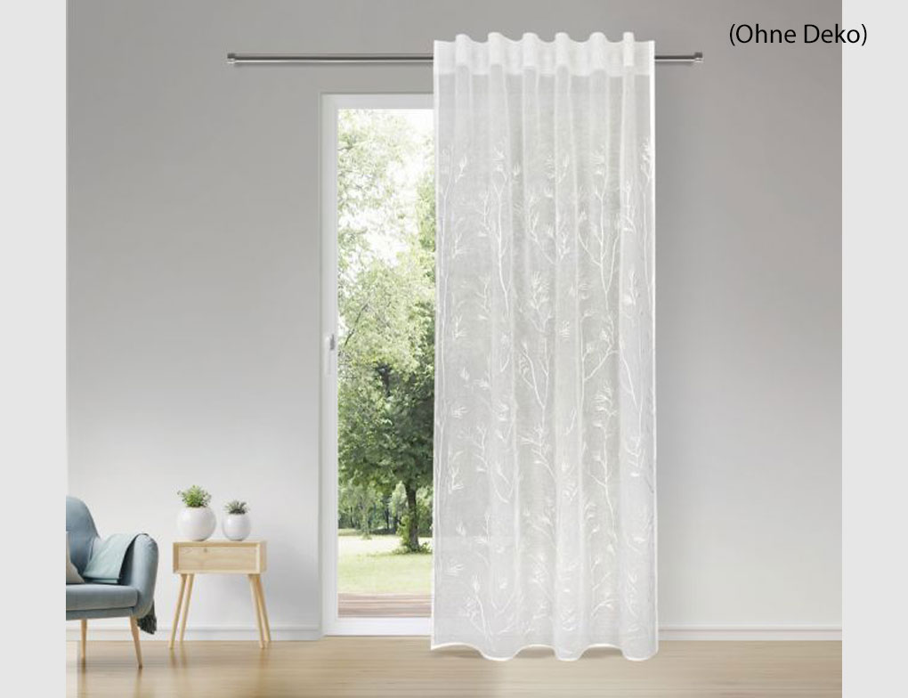 Verdeckte Schlaufe Poppy Offwhite