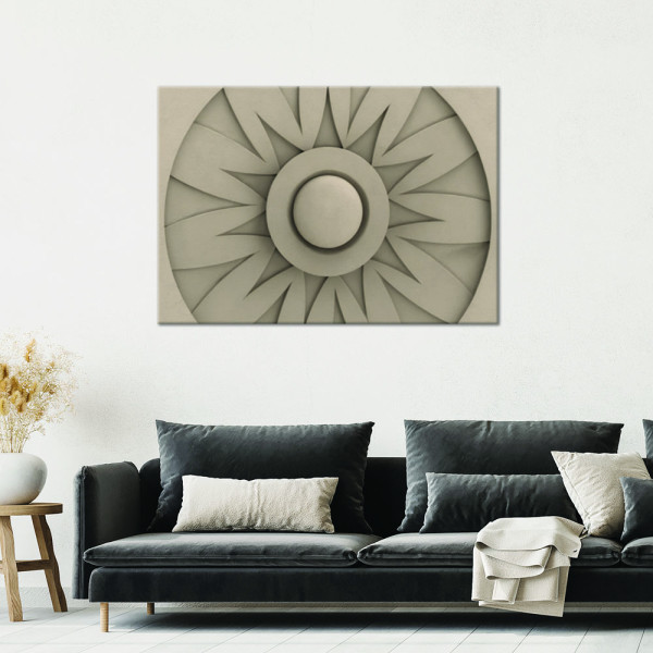 Feeby Obraz, Abstrakcja 3D Rozeta 60x40