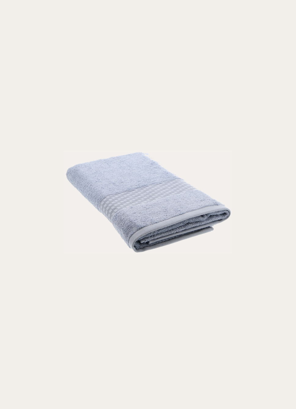 DRAP DE DOUCHE COTON BIO JACQUARD GAUFRÉ 450GR CIEL