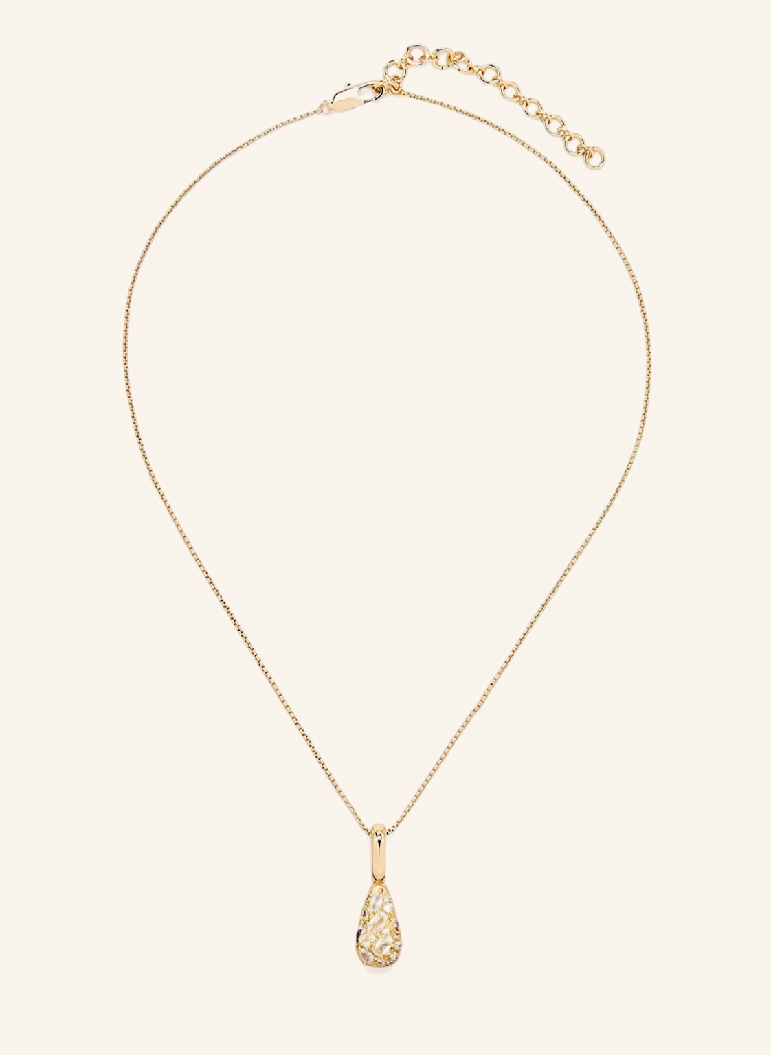 YOJ Halsketten PETRA PAVE PENDANT NECKLACE by GLAMBOU