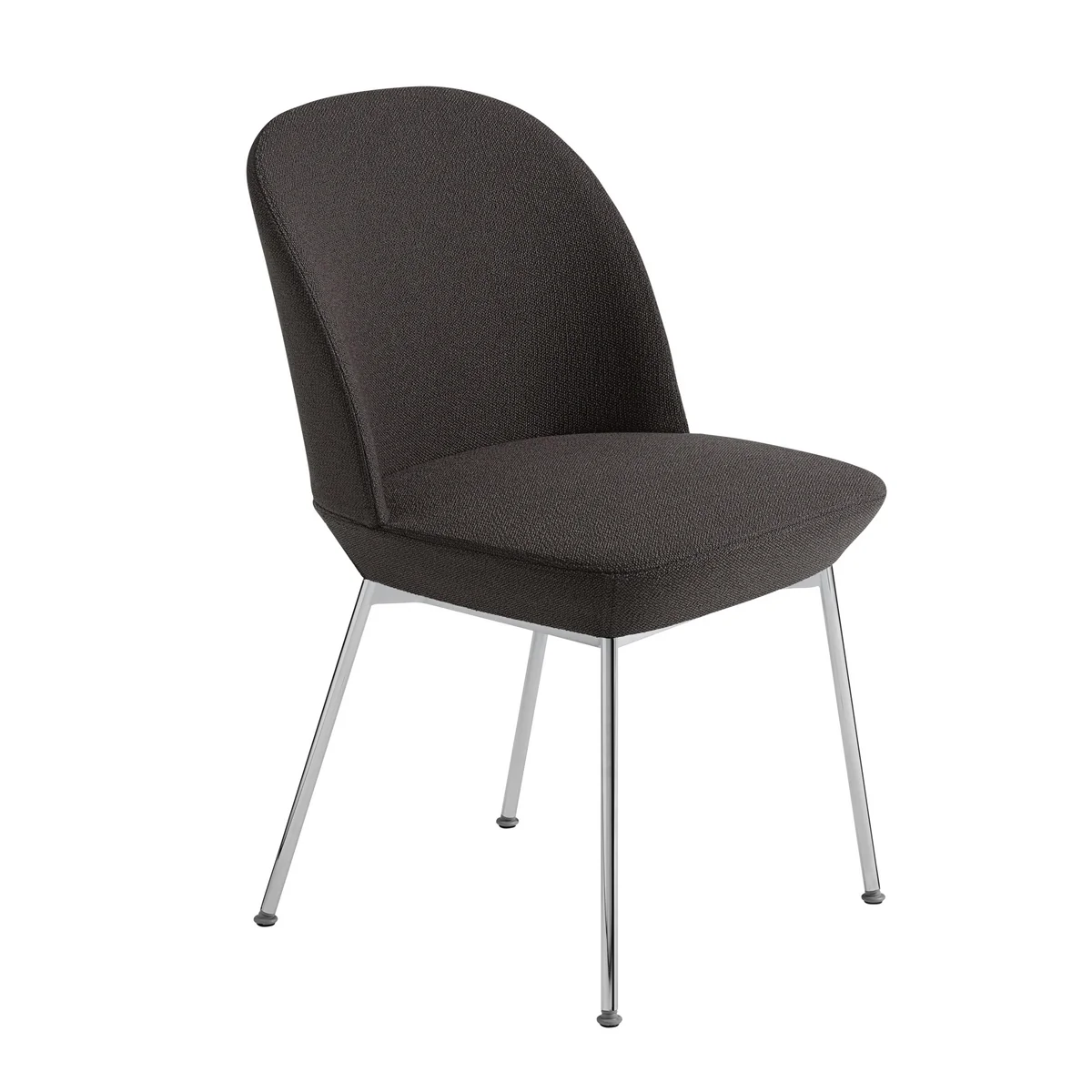 Muuto - Oslo Side Chair, anthrazit schwarz / grau (Still 161)
