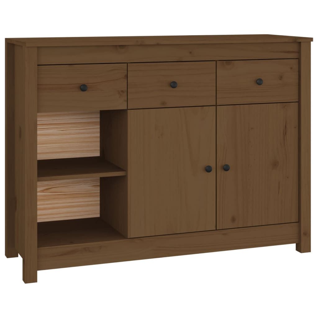 VidaXL Komoda miodowy brąz 100x35x74 cm