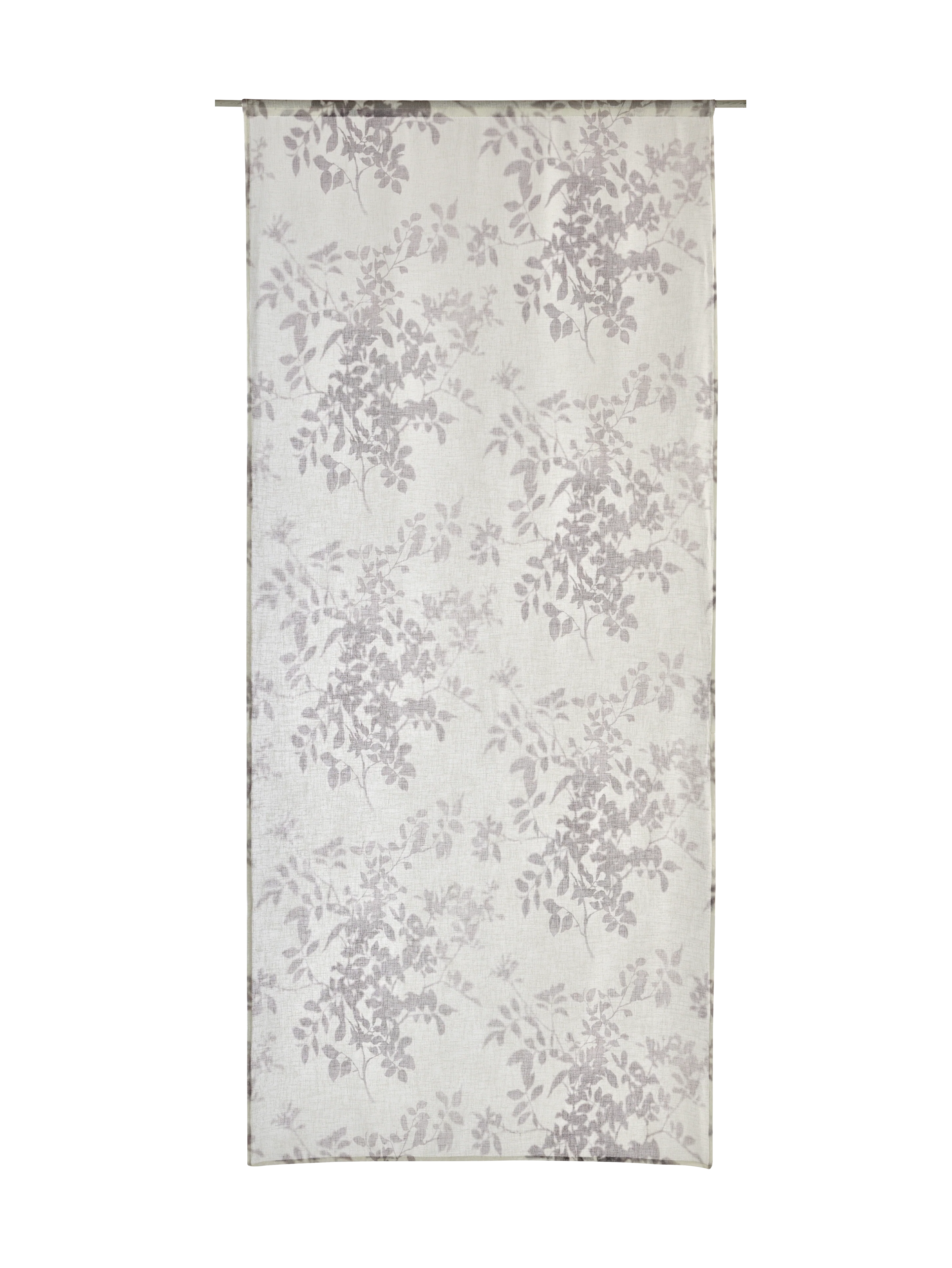 Vitrage OMBRE coloris gris 90 x 210 cm