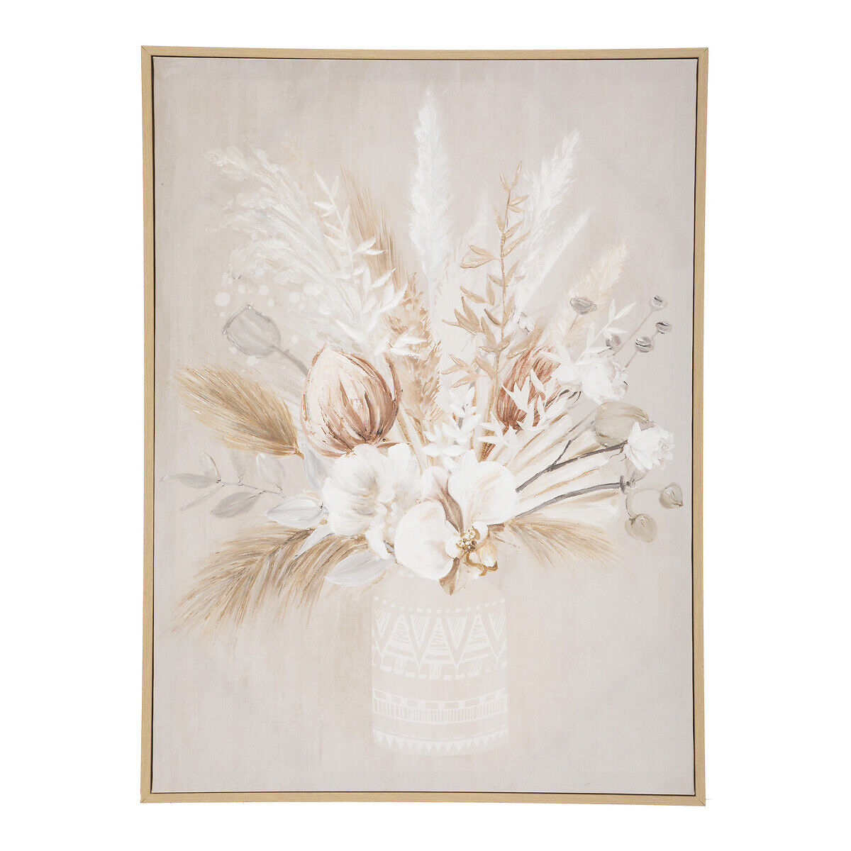Quadro decorativo jarras com flores TIDA