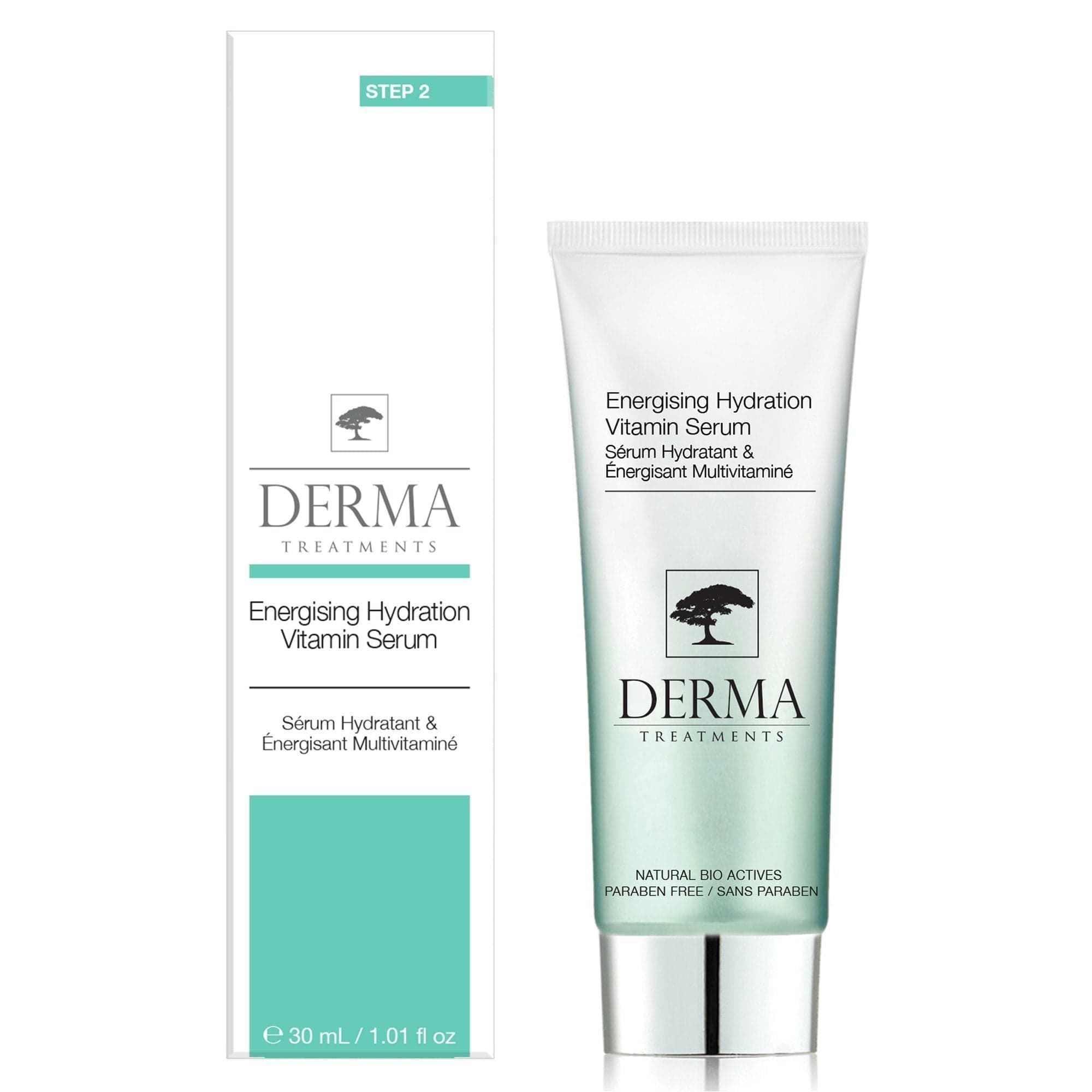 Derma Treatments Energising Hydration Vitamin Serum 15ml x 2 Duo Set