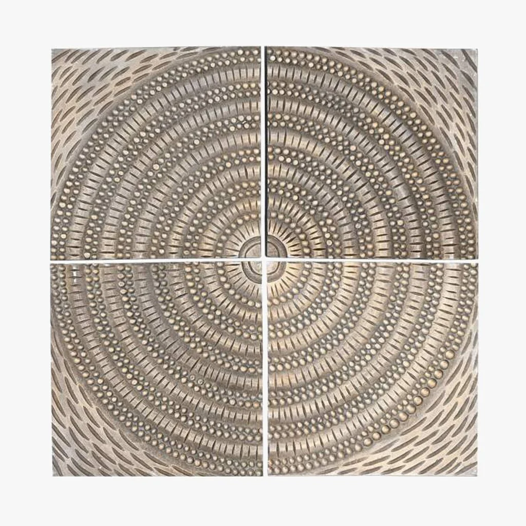 Set 4 Quadros Círculo RAÍZ