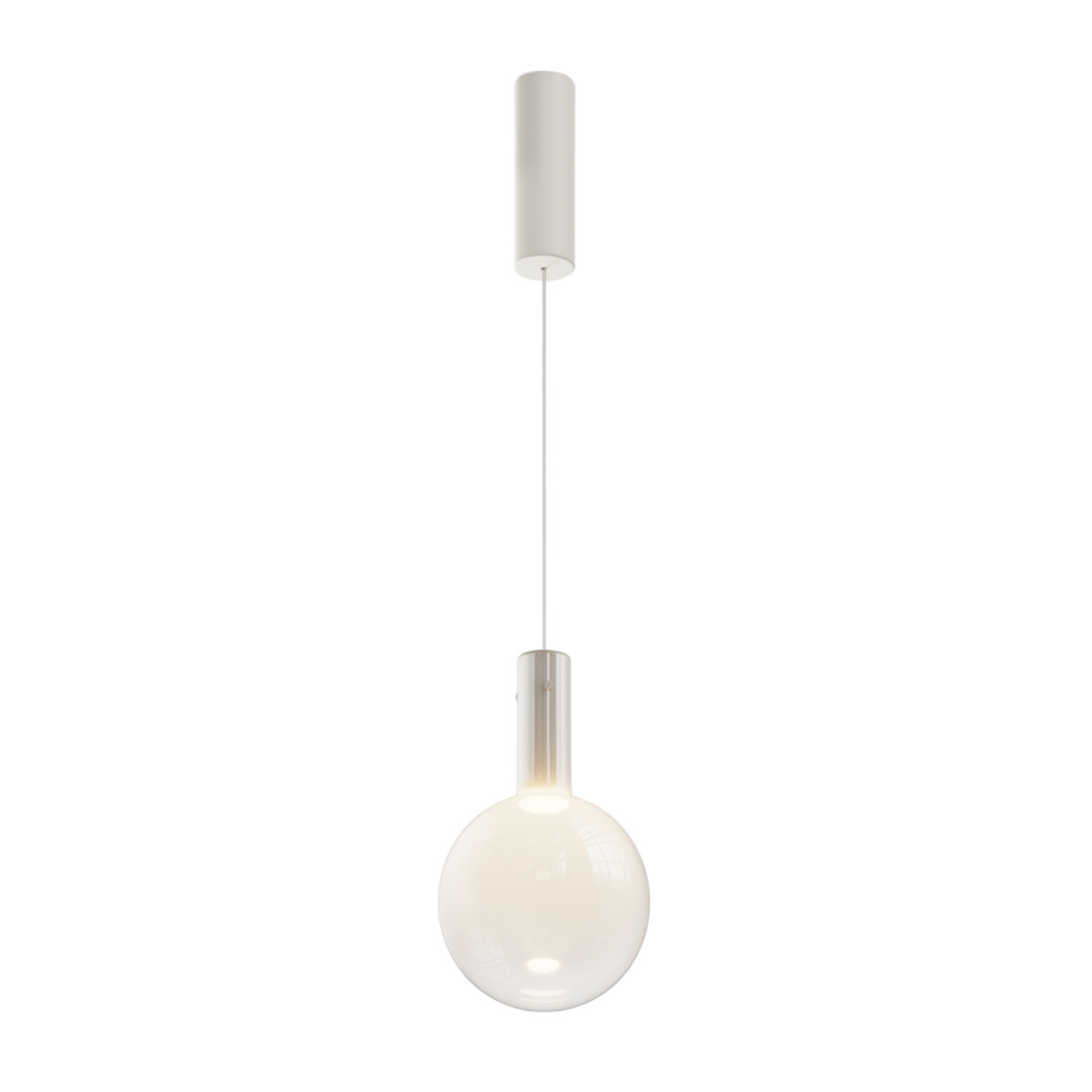 Lampa wisząca Nebula biała LED 1x4W Ciepła biel 400lm Maytoni