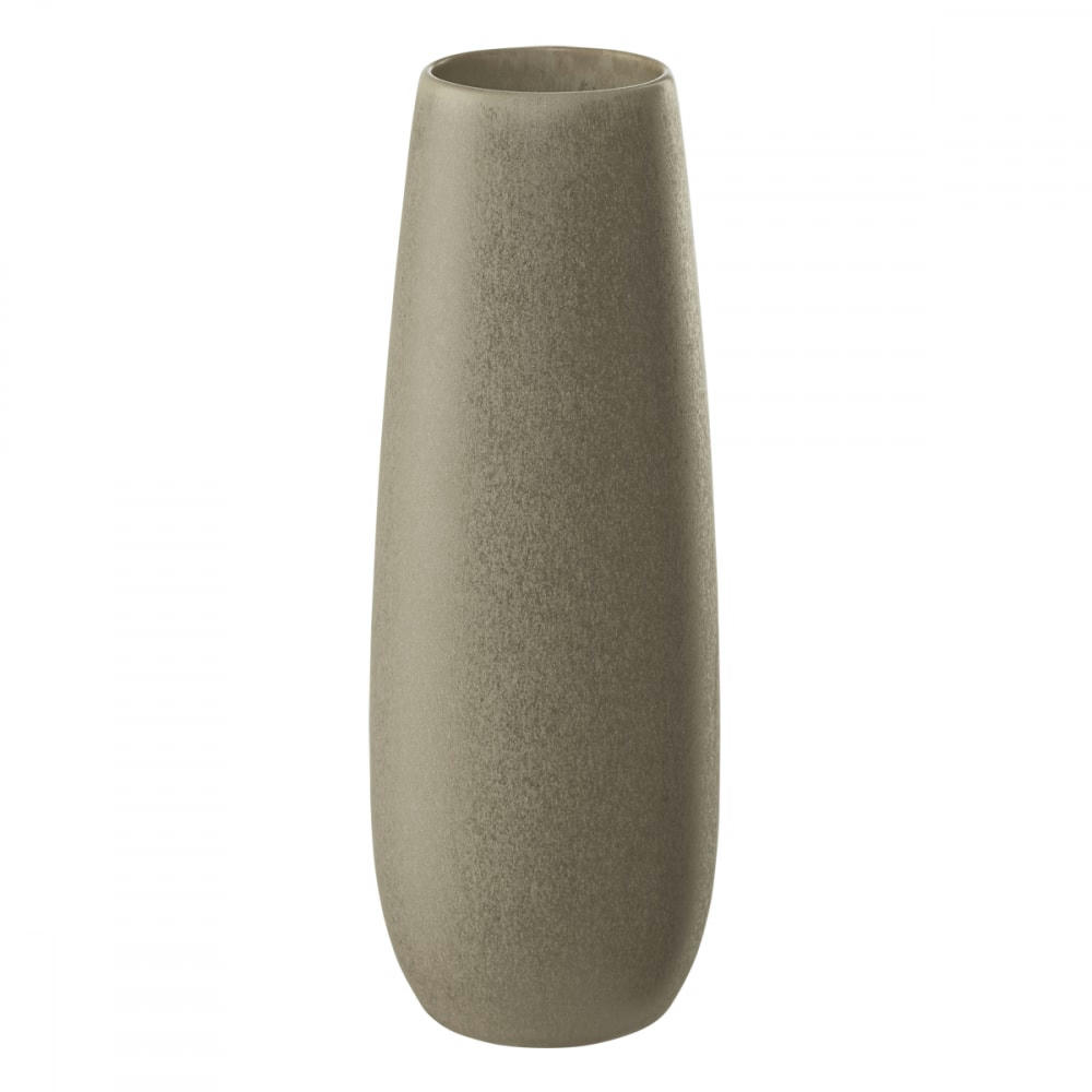 EASE - Vase haut en céramique gris H25,5cm