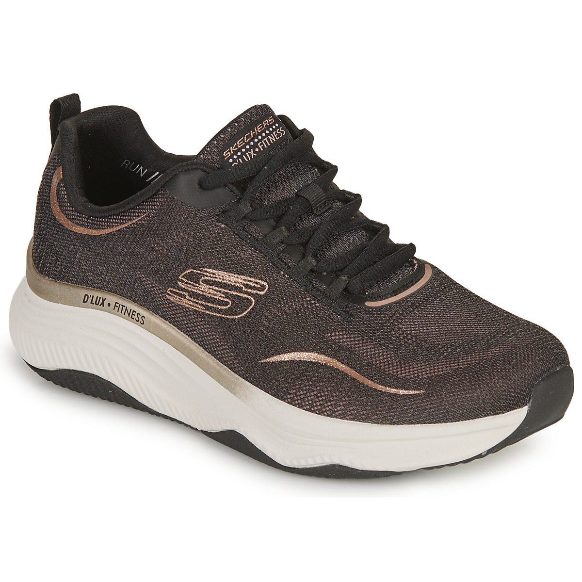 Skechers - RELAXED FIT: D'LUX FITNESS - PURE GLAM -  black