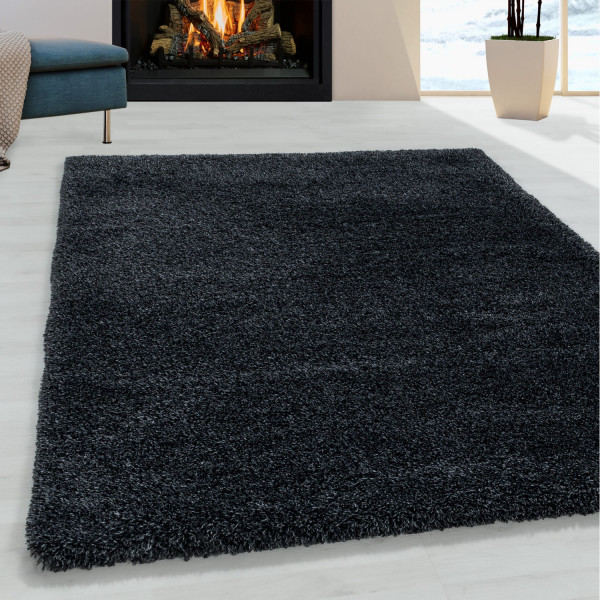 Dywan shaggy Fluffy Super Soft antracyt 60 cm x 110 cm