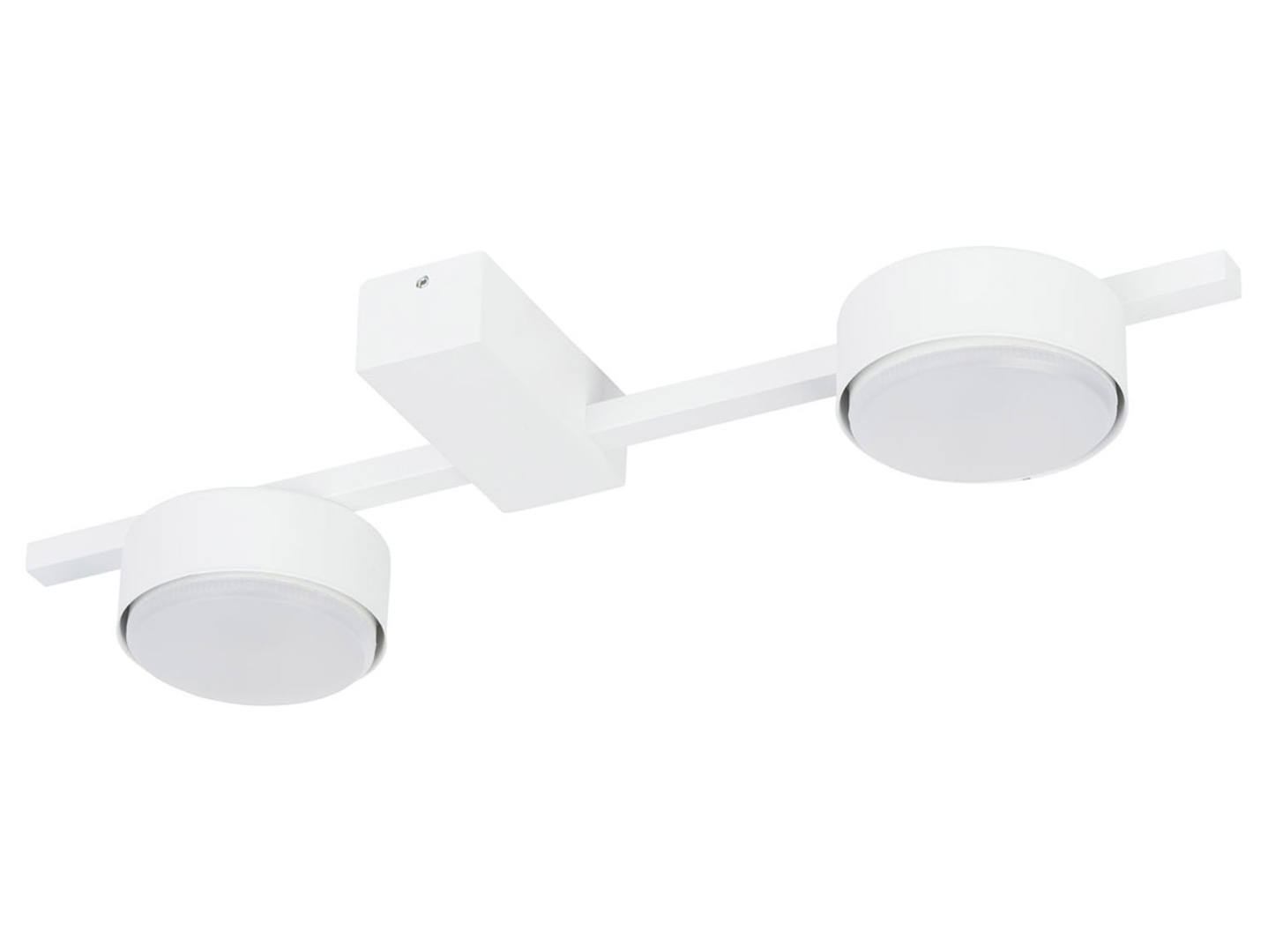 Lampa sufitowa Pills 2-punktowa aluminiowa biała