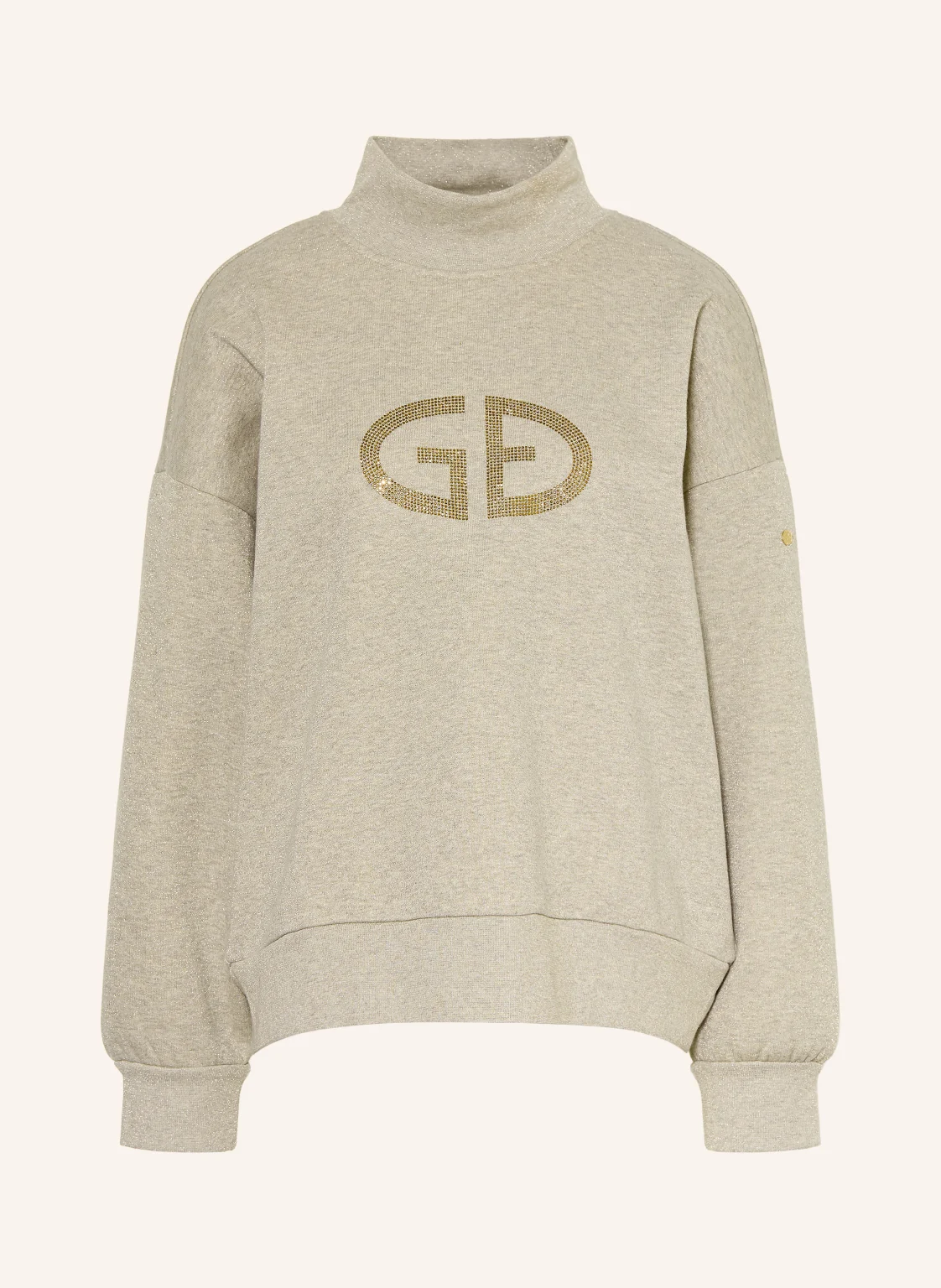 GOLDBERGH Sweatshirt SIZZLE mit Glitzergarn und Schmucksteinen