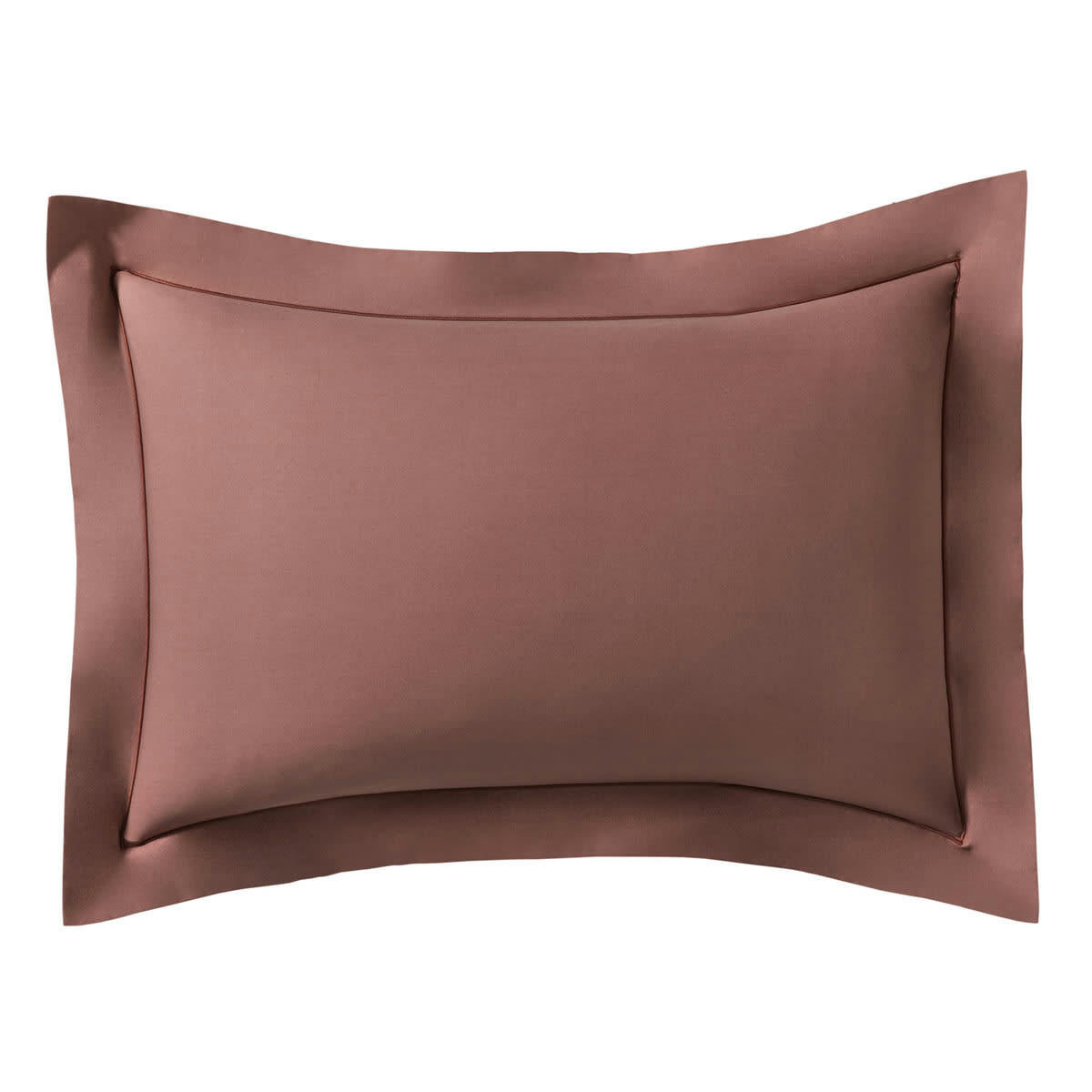 ROYAL LINE - Taie d'oreiller en percale de coton rose 50x70