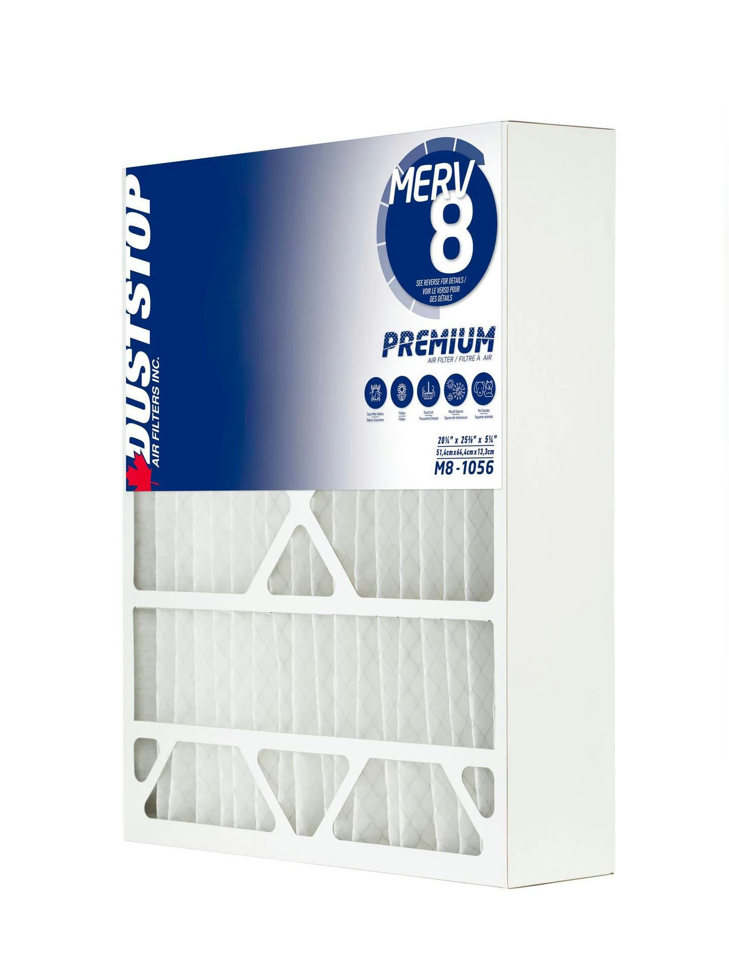 Duststop MERV 8 Premium Filter, 20-in x 26-in x 5-in