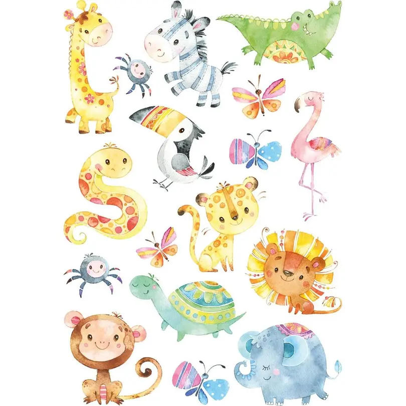 Sticker 6er-Set Roboter und Monster