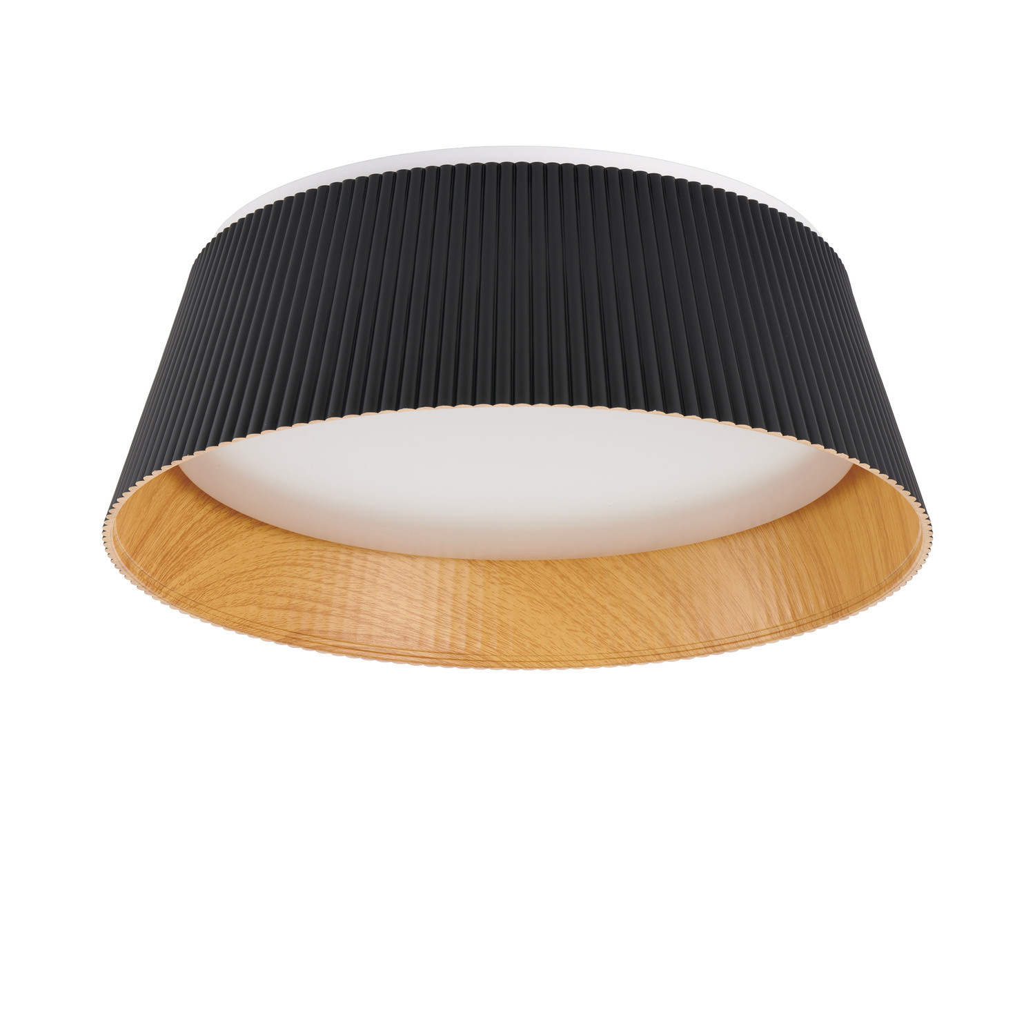 Plafon sufitowy FRILL LED czarny 45 cm