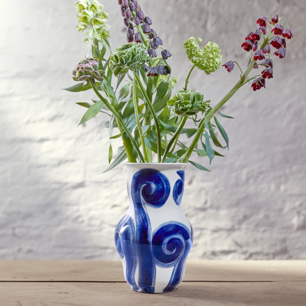 Kähler Design - Tulle Vase, H 22,5 cm, blau