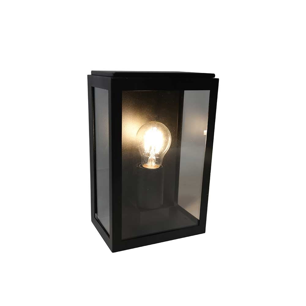 Artdelight buitenlamp Rowin - 1 lichts - 11 x 25.2  cm - zwart
