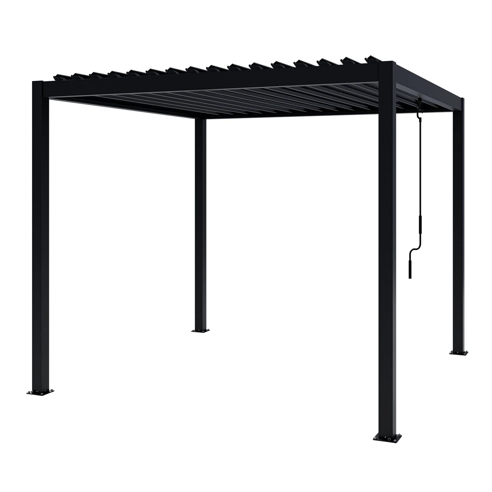 Pergola NORDVIC Skyline 3x3 m Antracyt, 100% Aluminiowa