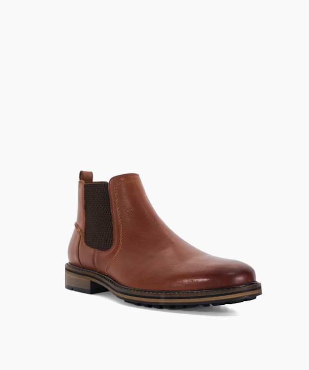 Chorleys Tan - Wide Fit Leather Chelsea Boots