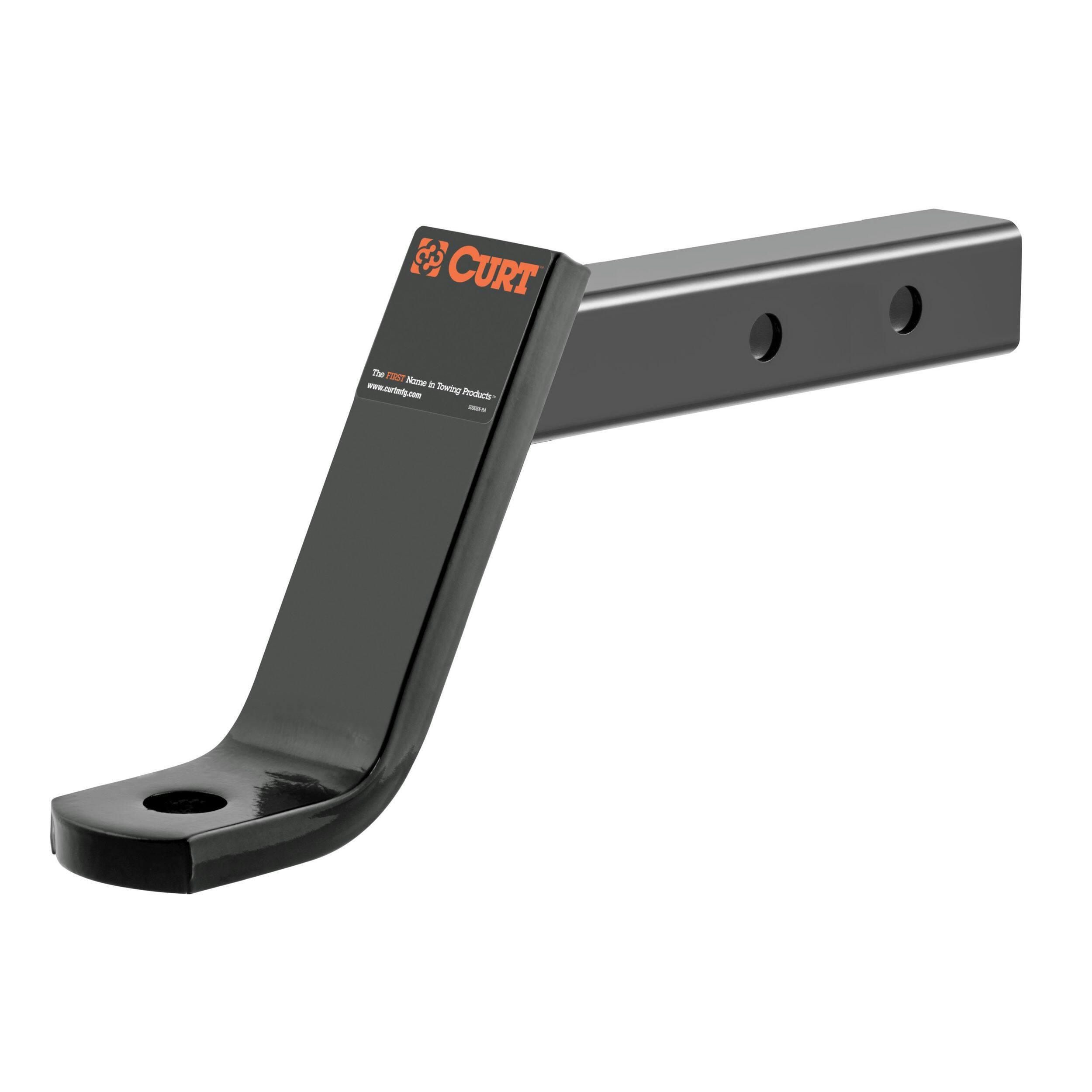 CURT Dual-Length Ball Mount (2-in Shank, 7,500-lb, 6-in Drop)