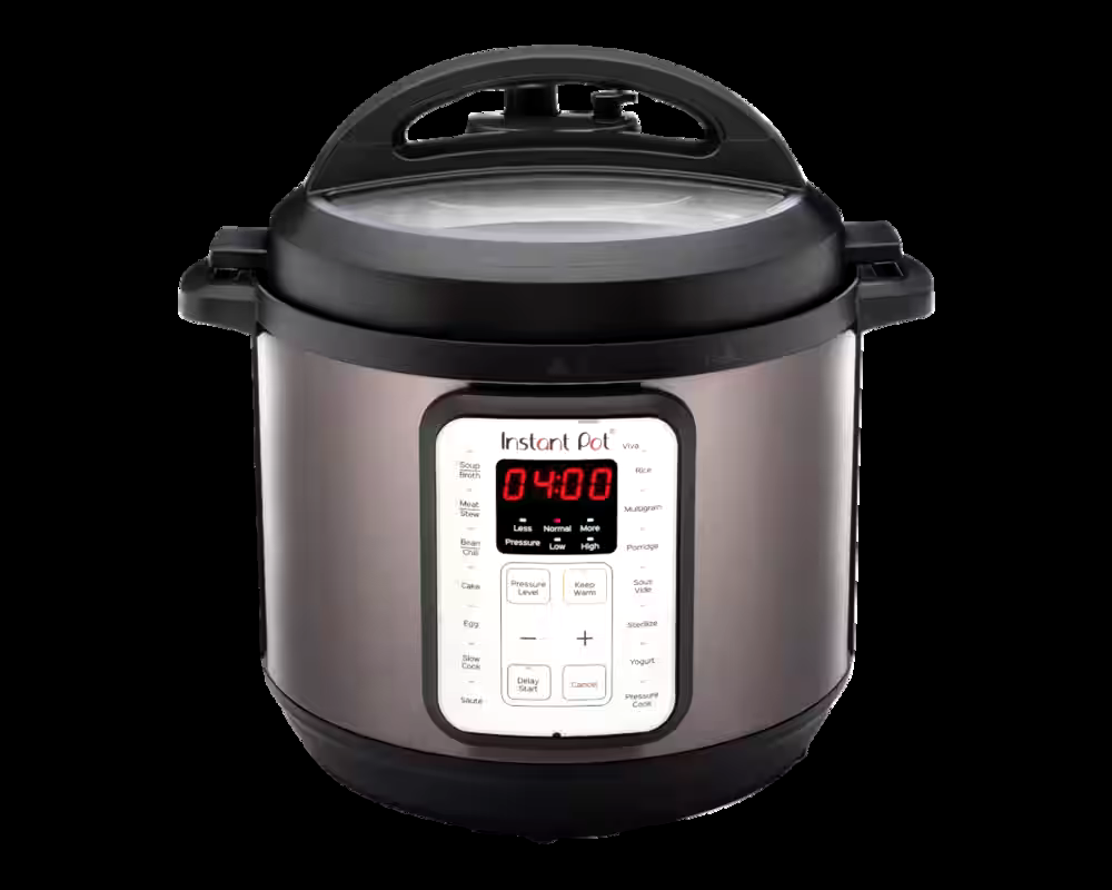 Instant Pot® Viva™ 9-in-1 Smart, Multi-Use Pressure Cooker/Slow Cooker, Black, 8qt