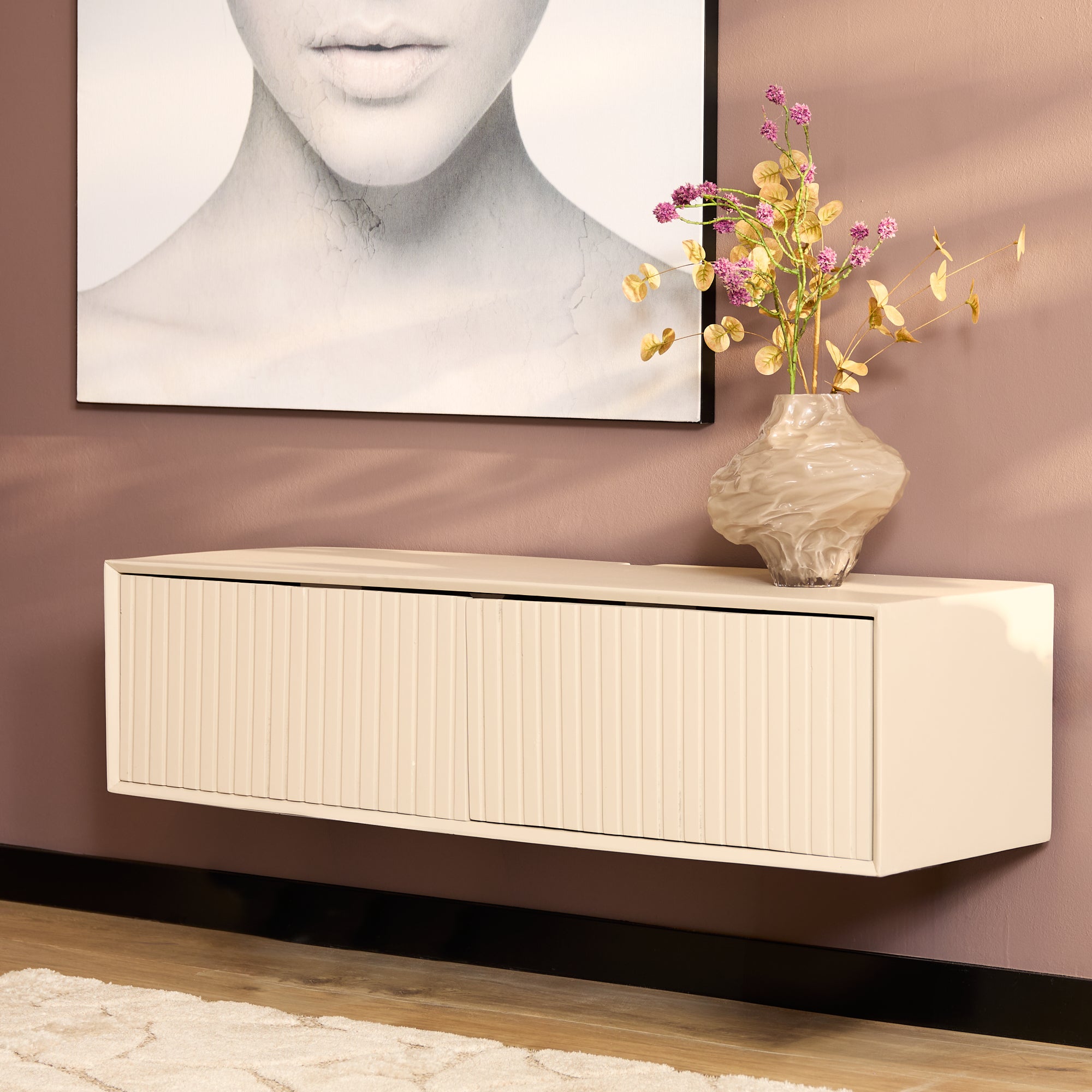Starfurn tv meubel Madison - beige - 35x120x30cm