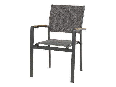Lesli Living bistrostoel Arezzo - zwart - 57x62x87cm