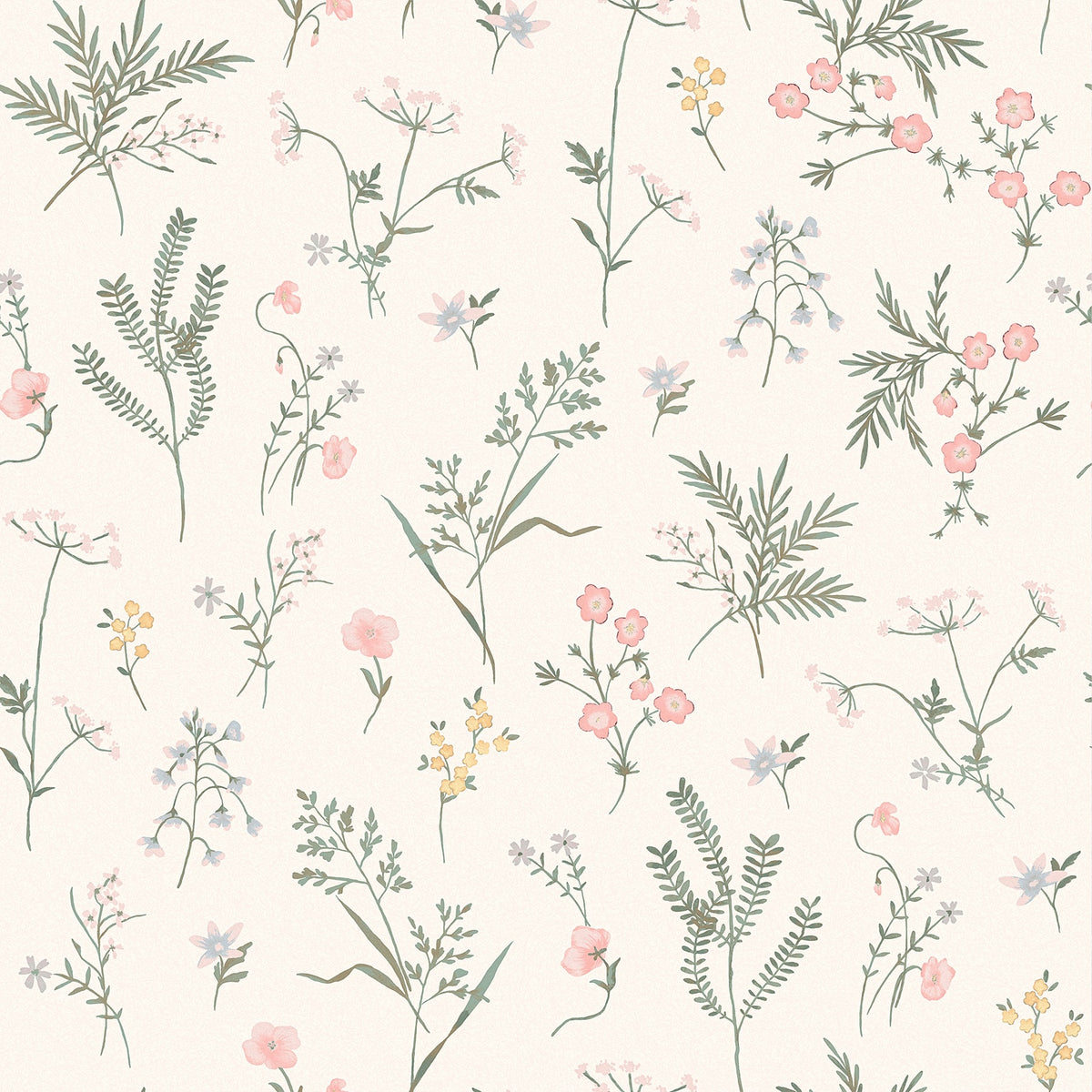 Laura Ashley Vliesbehang - Crosswell - Coral Pink - Roze - 10mx52cm