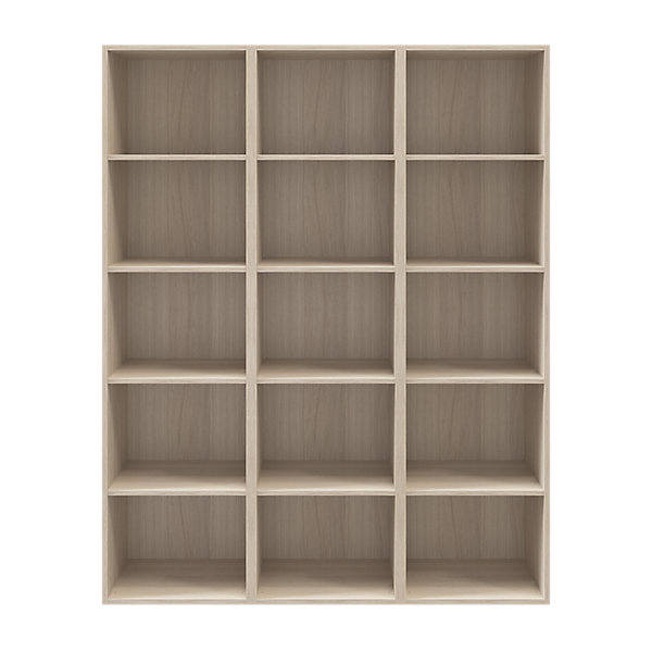 Etagère bibliothèque effet chêne GoodHome Atomia H. 187,5 x L. 150 x P. 35 cm