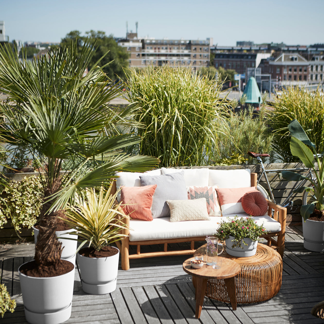 elho Greenville Bloempot 40 cm - 100% gerecycled kunststof