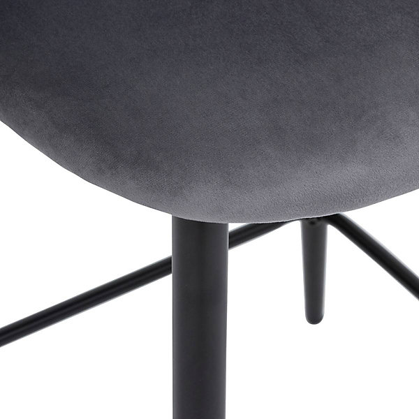 Chaise de bar Slano gris - Atmosphera