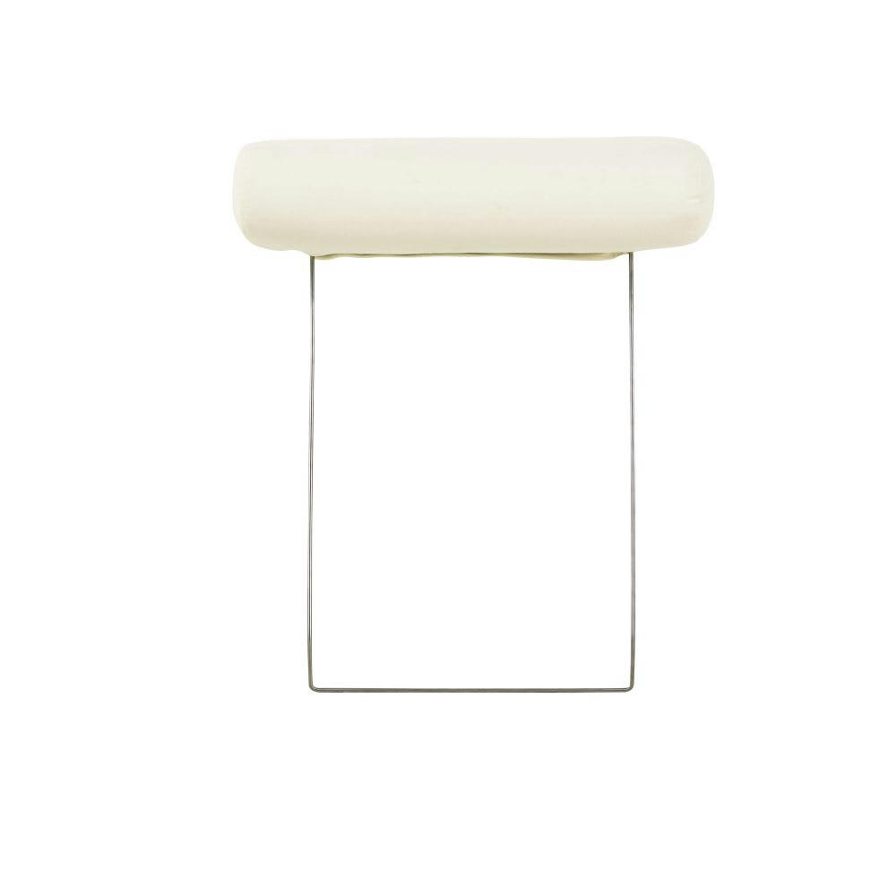 Terence - Têtière pour canapé modulable en toile ivoire