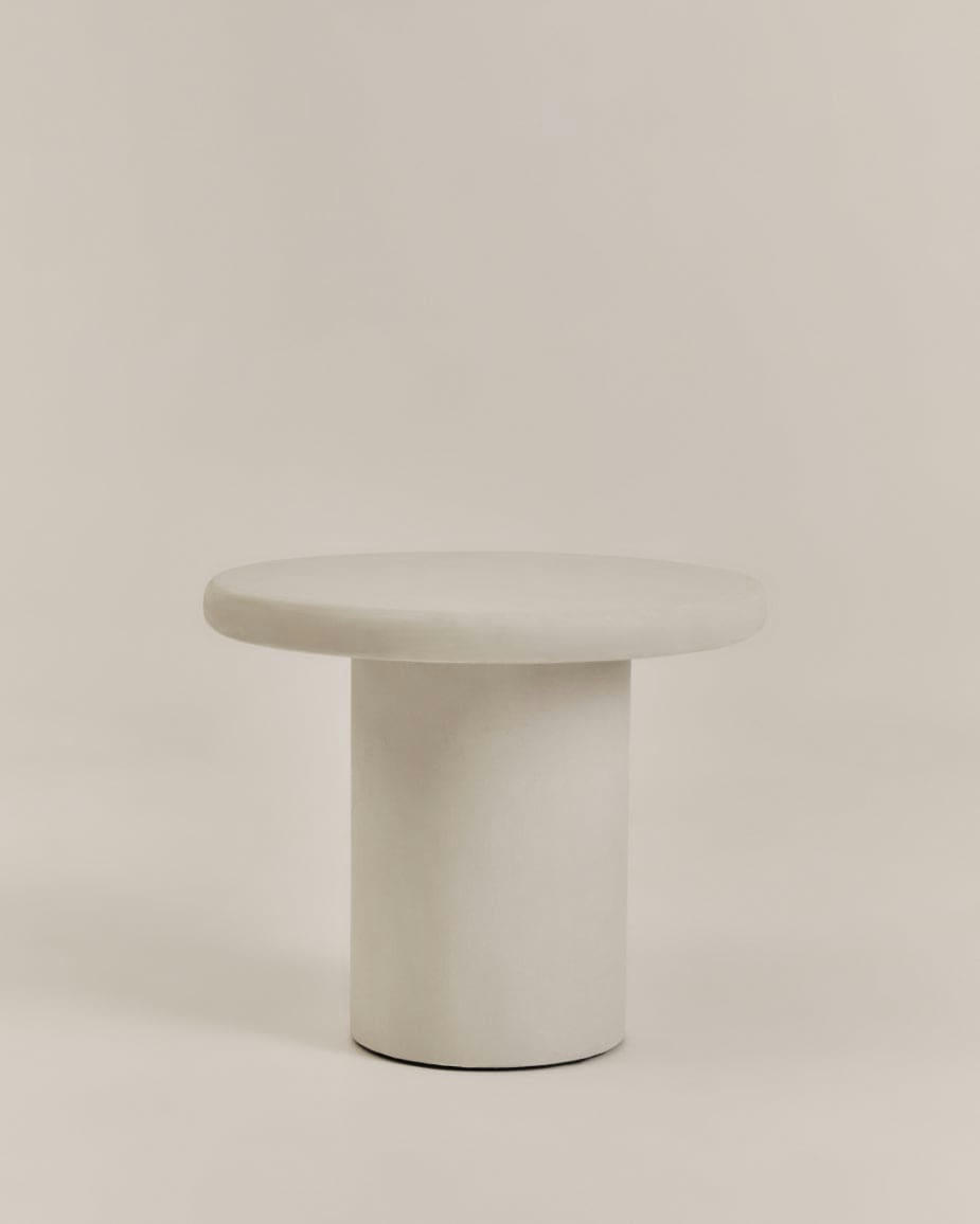 REBOZUELO BY MARLOT BAUS - Table d’appoint du microciment en couleur blanc 45 cm