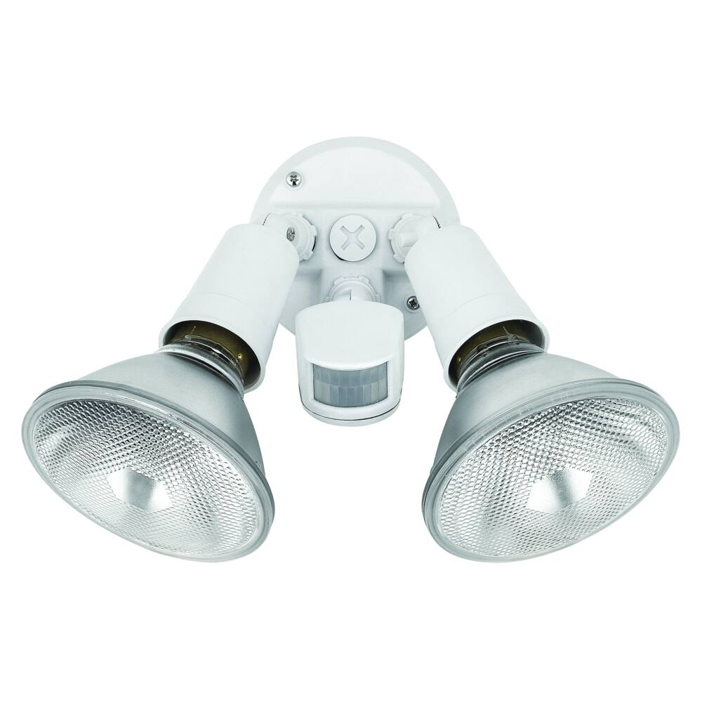 NOMA Aluminum Halogen 110 Degree Outdoor Motion Sensor Light, Weather-Resistant