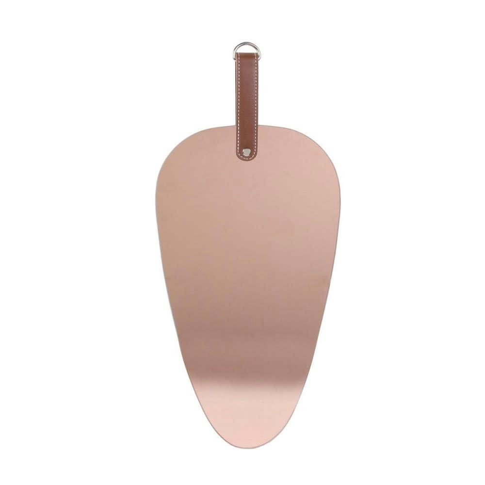 - Miroir cuivre rose avec anse triangle