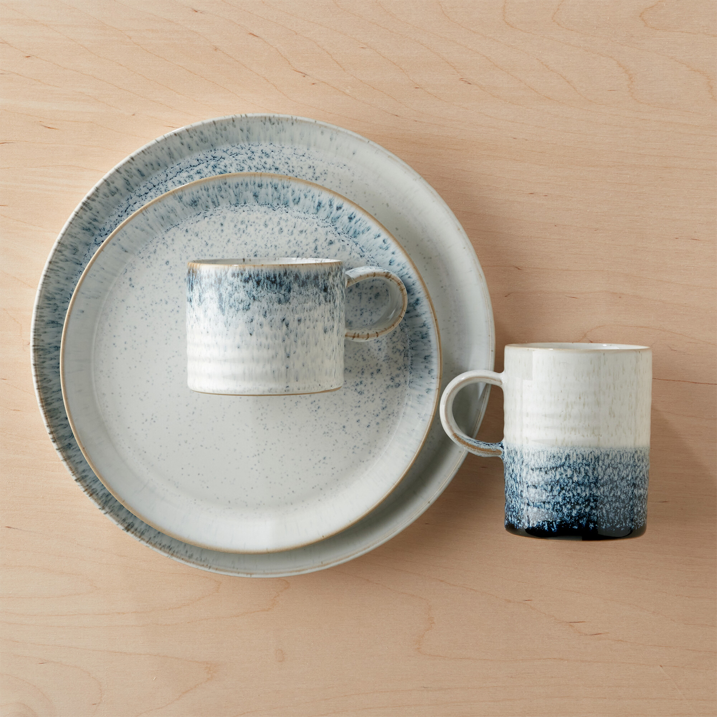 Kiln Blue Mugs - Set Of 2
