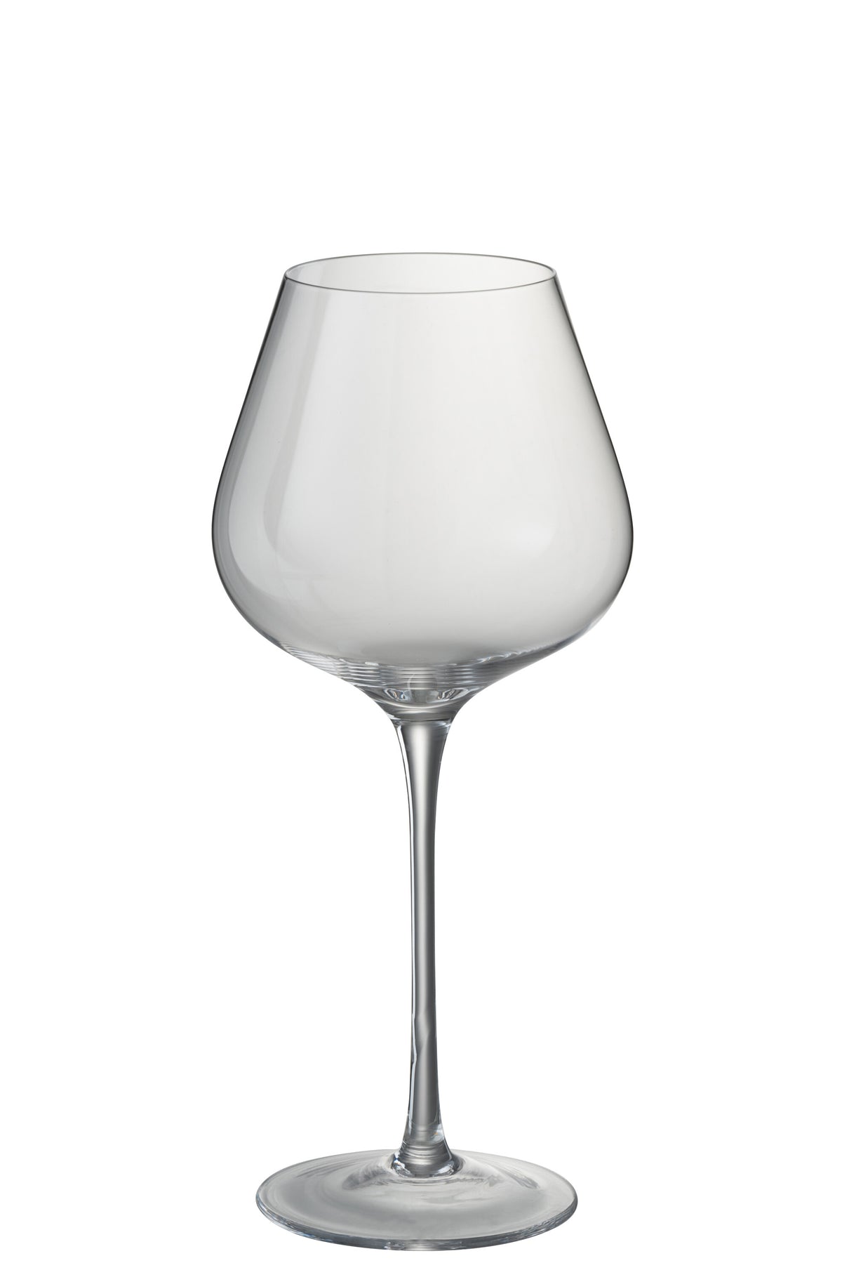 J-Line glas witte wijn Breed - kristalglas - transparant - 6 stuks