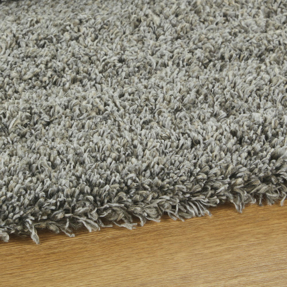 NALA - Tapis shaggy tufté gris anthracite 160x230