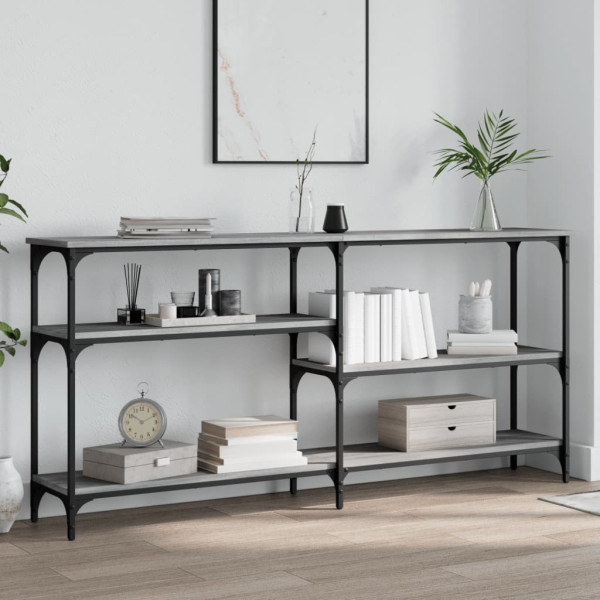 VidaXL Szary 160 x 29 x 75 cm Materiał drewnopochodny