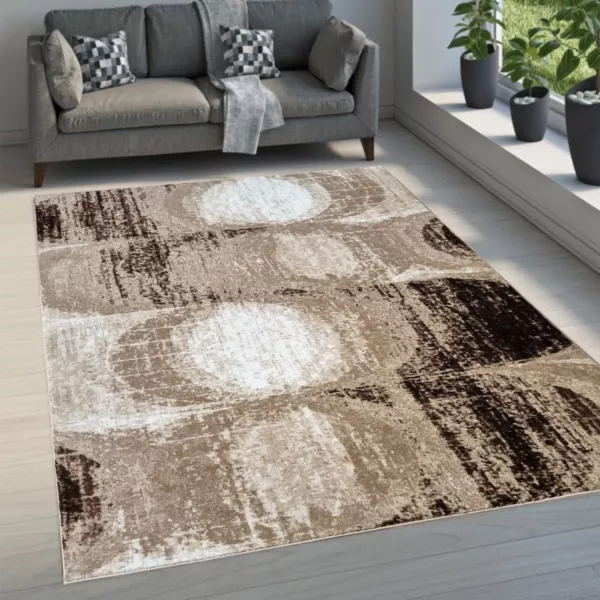 Dywan 120x170 Lisbona 406 brown modny do salonu pokoju solidny praktyczny
