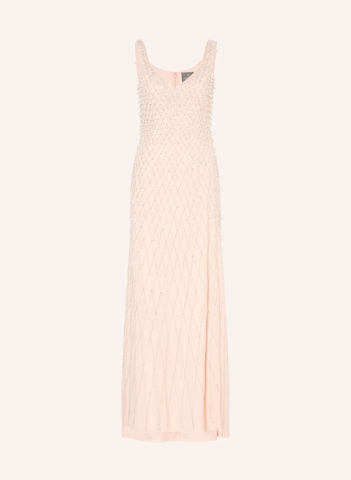 ADRIANNA PAPELL Abendkleid mit Pailletten und Schmuckperlen