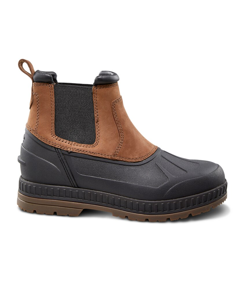 WindRiver Men's Journey Water Repellent Quad Comfort Tarantula Anti Slip Leather Duck Boots