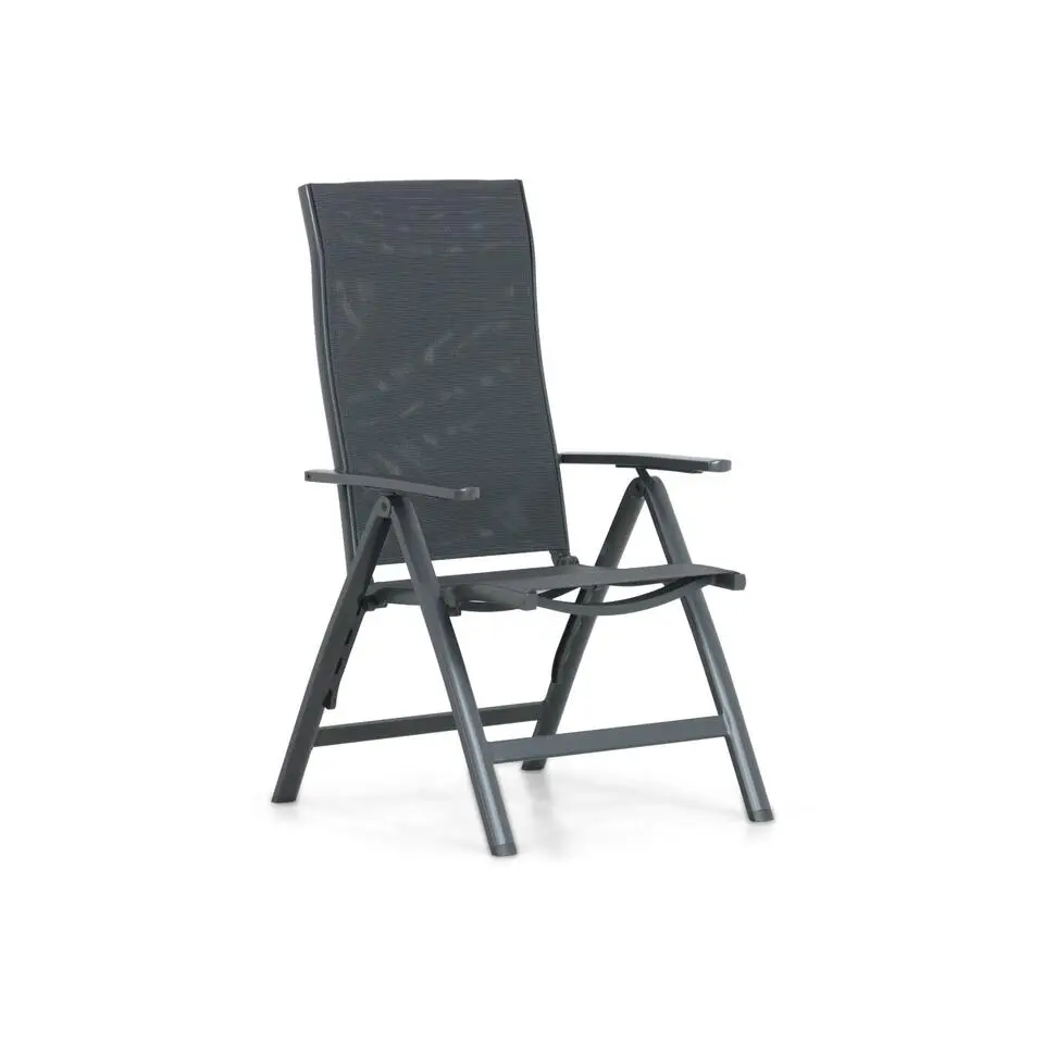 Tuinset 4 personen 90 cm Aluminium/textileen Grijs Hartman Sitges/Mateo