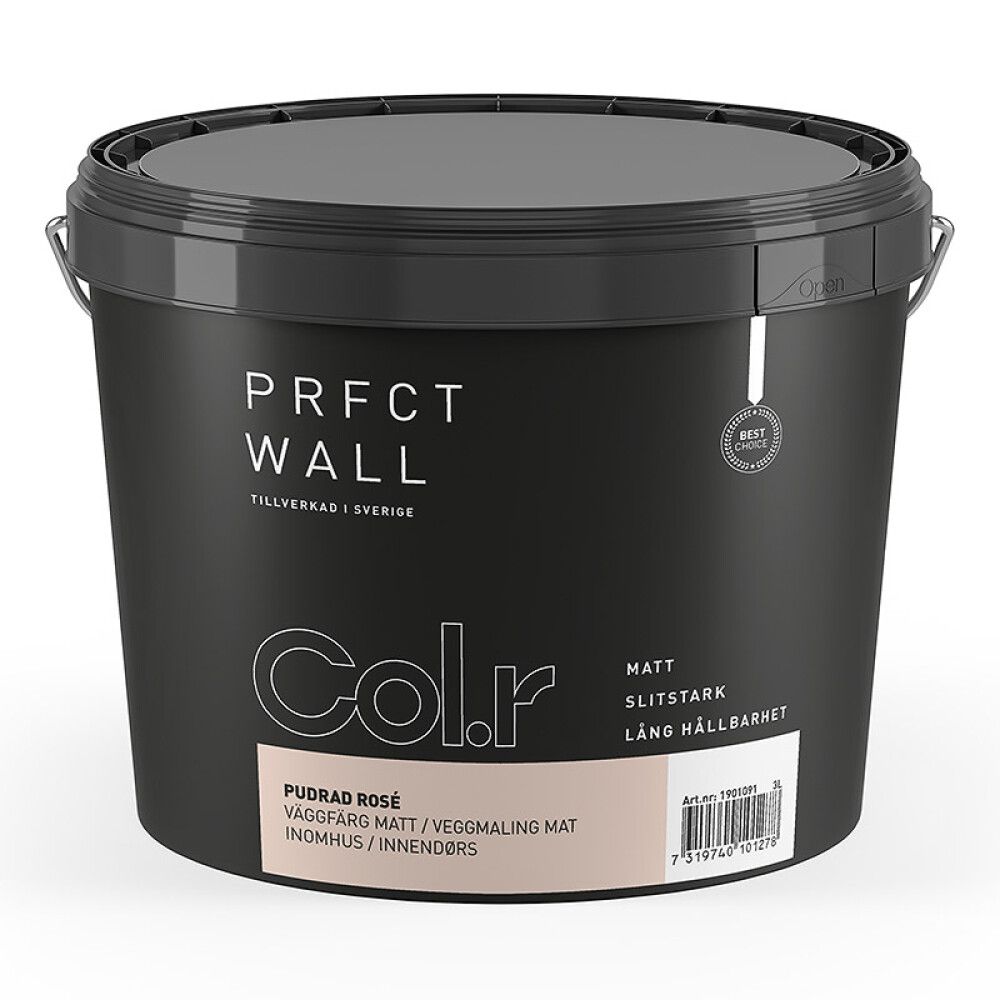 VEGGMALING COL.R PRFCT WALL PUDRET ROSÉ 3L