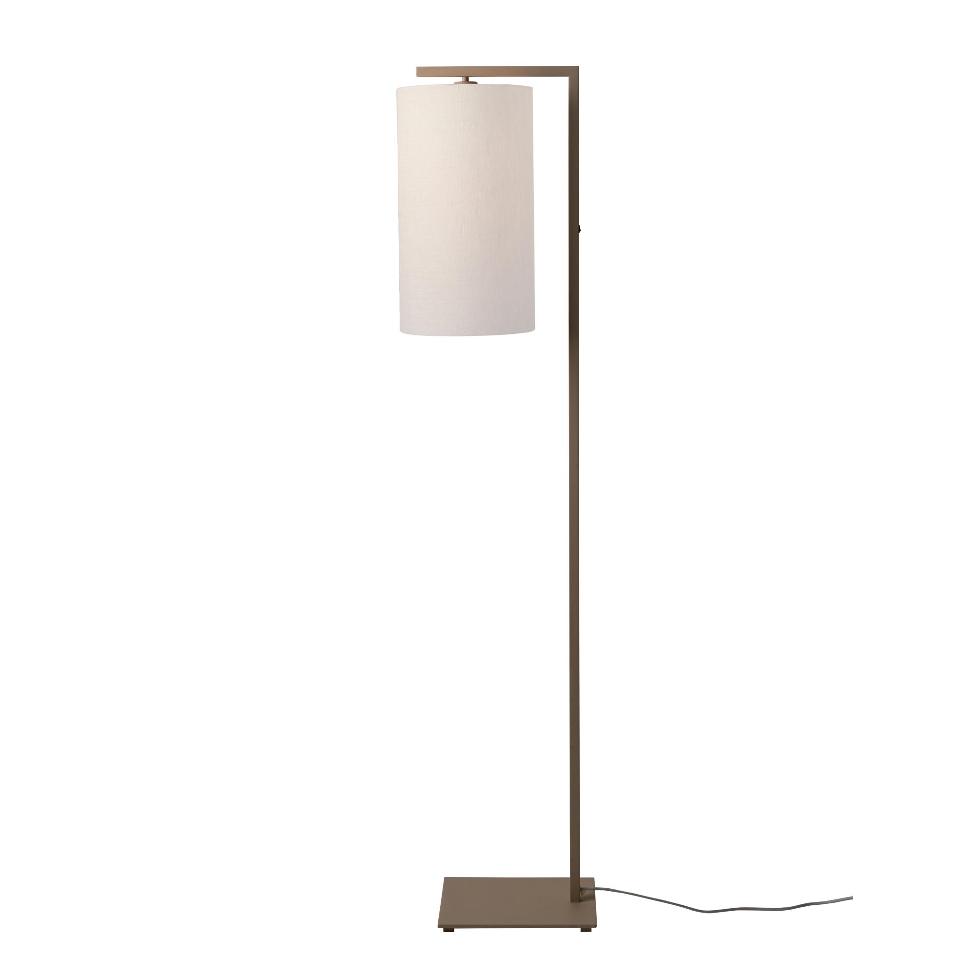 it's about RoMi Boston Vloerlamp Ø 25 cm - Bruin / Wit