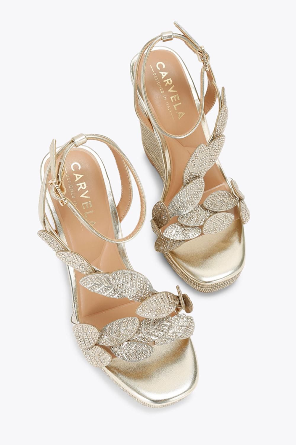Carvela Eleganza Wedge' Fabric Heels