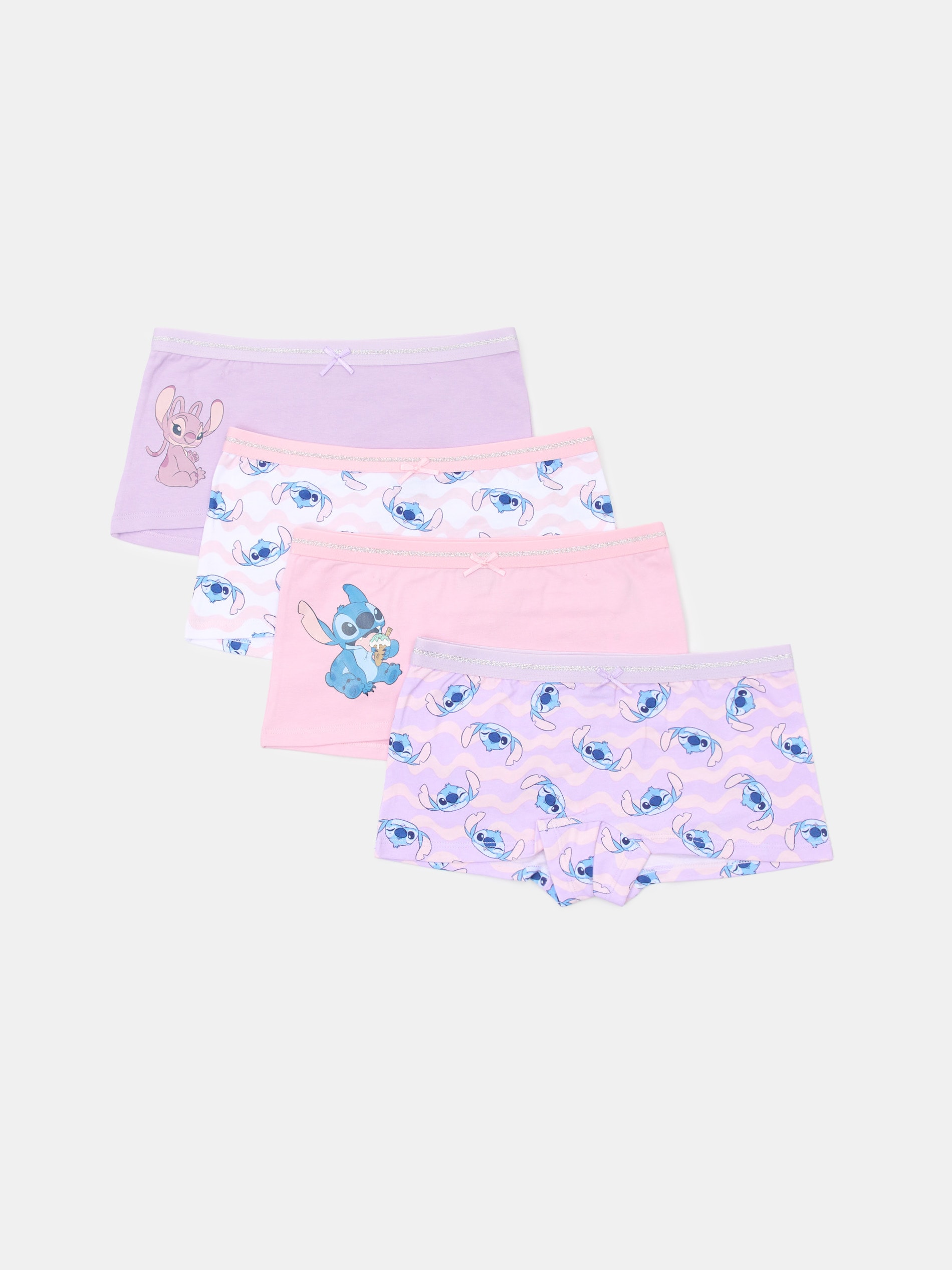 Bokserki z metalizowaną nicią 4 pack Stitch